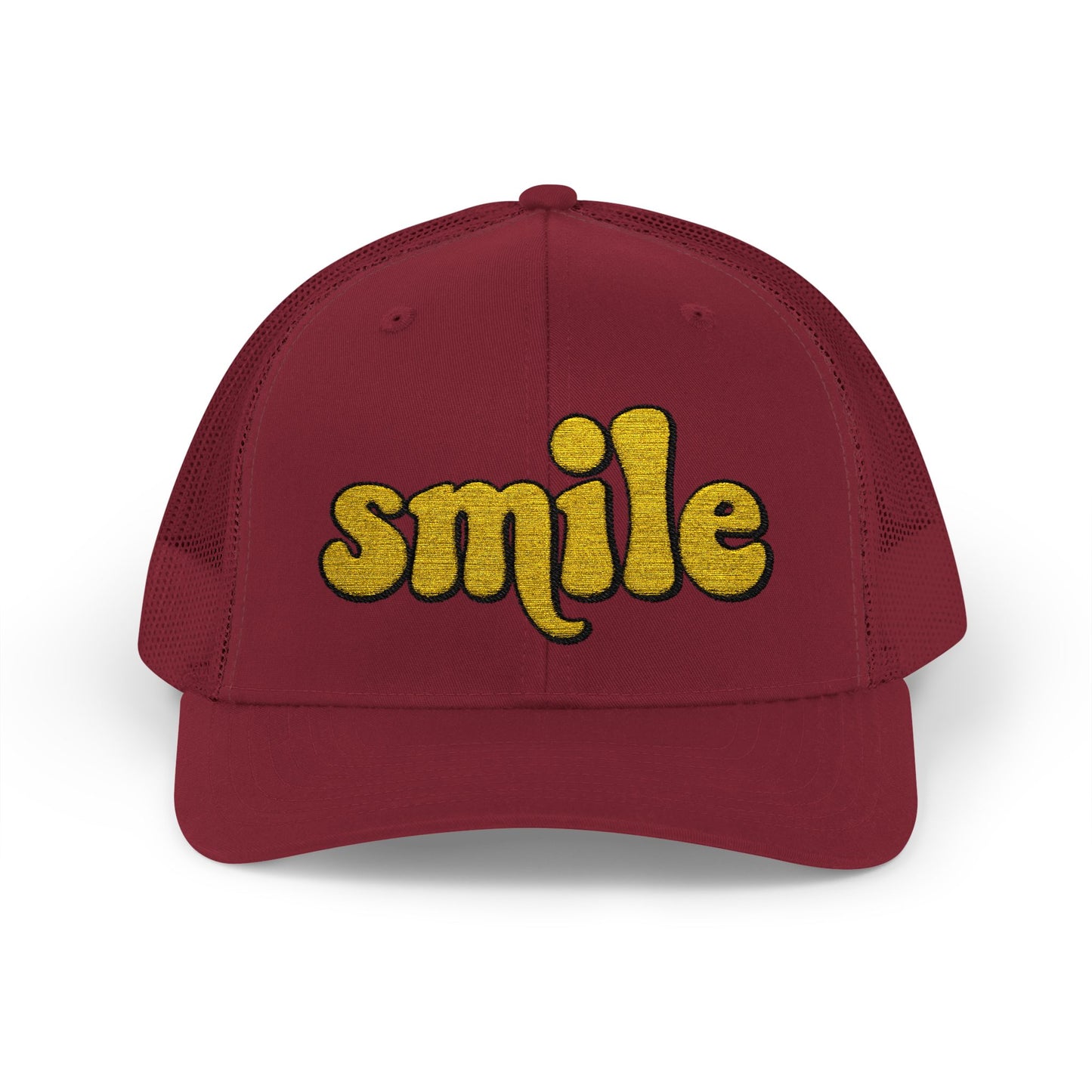 Sparkling Smile Snapback Trucker Cap - Premium Summer Hat for Festivals & Everyday Wear