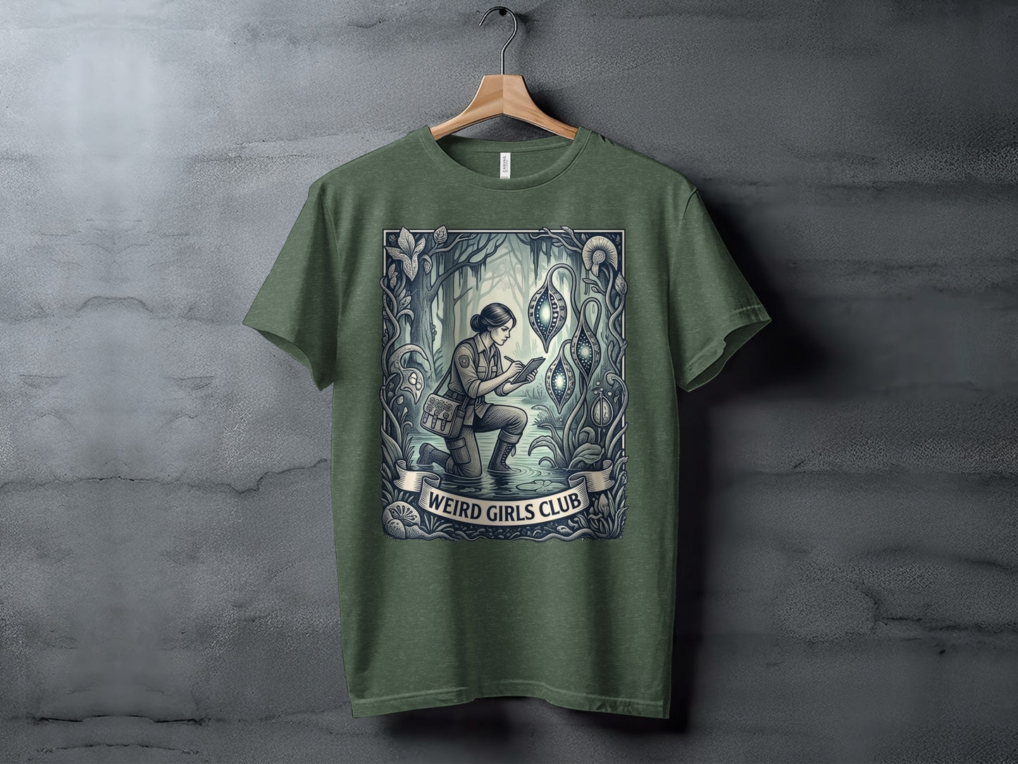 Weird Girls Club: Otherworldly Botanist T-Shirt - Black Label Series