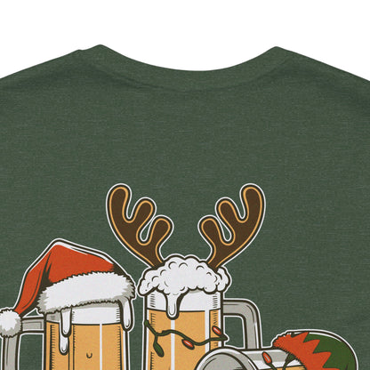 Scrappy Malone's Bar Christmas Tee — "Drink, Drank, Drunk" Holiday Shirt