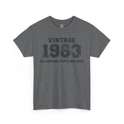 Vintage 1983 Retro T-Shirt - Premium Unisex Cotton Tee