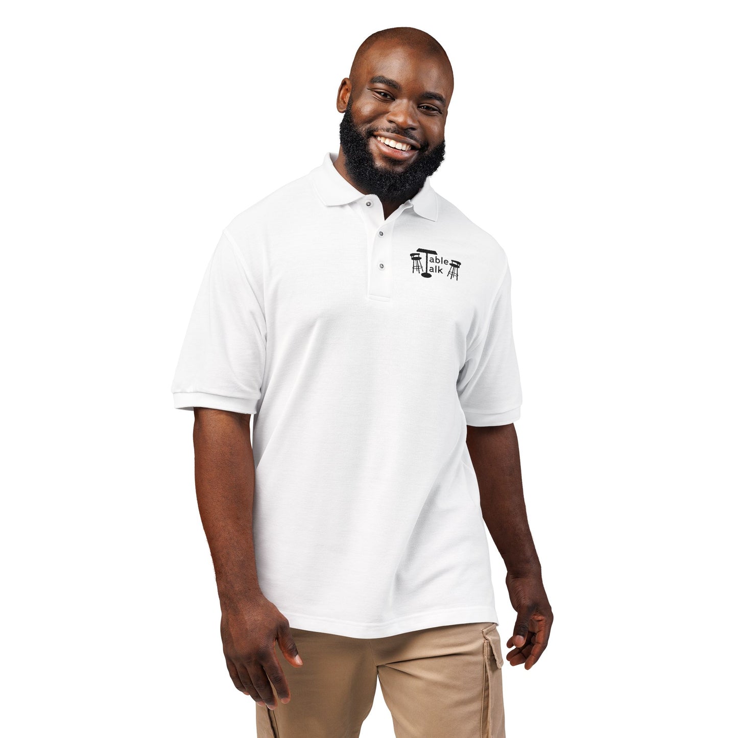 Table Talk Logo Embroidered Polo Shirt