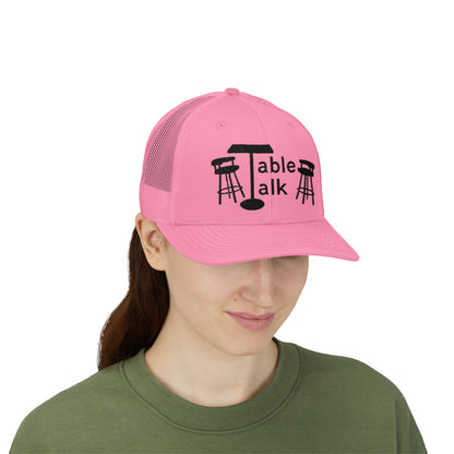 Table Talk Logo Embroidered Snapback Trucker Cap