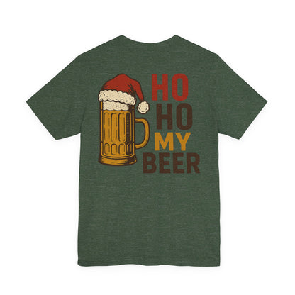 Scrappy Malone's Bar Christmas Tee — "Ho Ho My Beer" Beer Lover T-Shirt