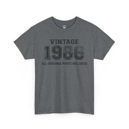 Vintage 1986 Retro T-Shirt - Premium Unisex Cotton Tee