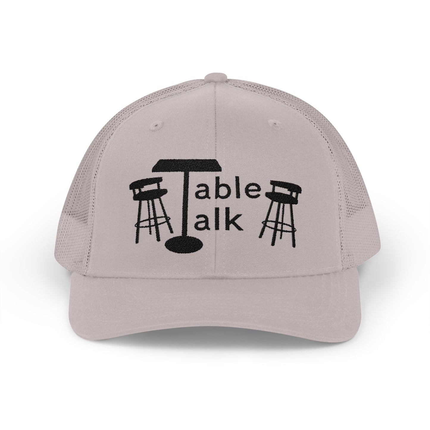 Table Talk Logo Embroidered Snapback Trucker Cap