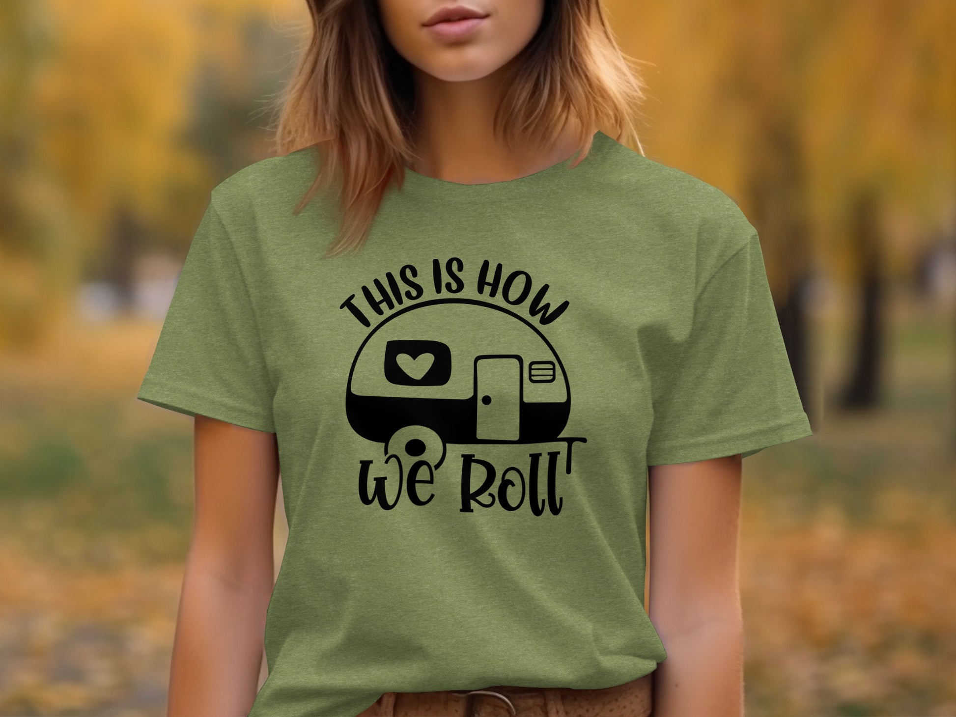 This is How We Roll Camper Graphic For Adventurers T-Shirt T-Shirt - Outdoor & Adventure Collection - Mile Marker 16 Gear by Cloud 16 Clothing Co.