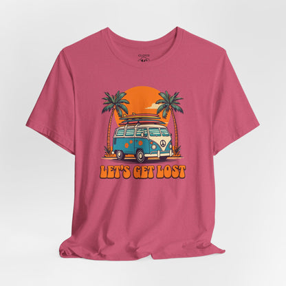 Let's Get Lost Retro Adventure Tee - Unisex Travel Shirt for Nature Lovers
