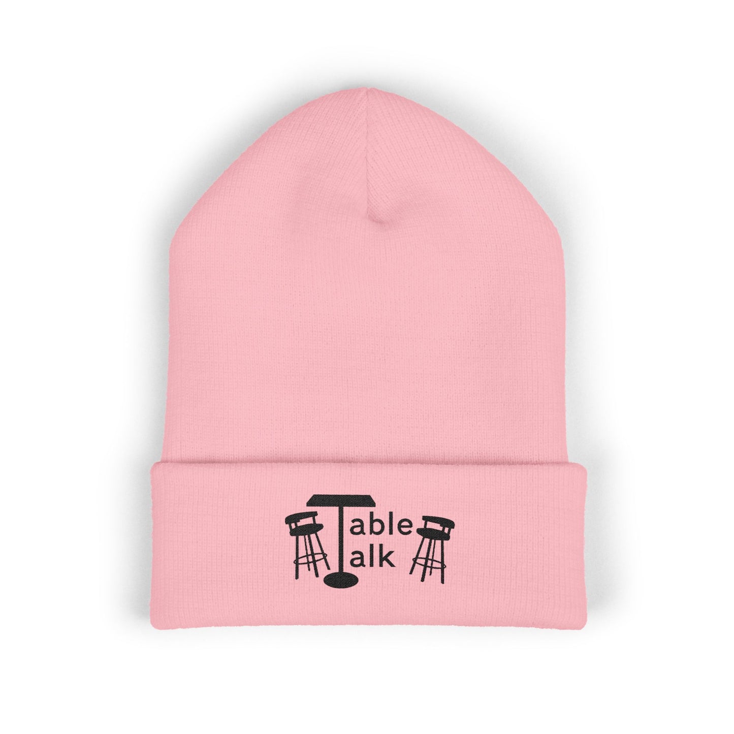Table Talk Logo Embroidered Cuffed Beanie