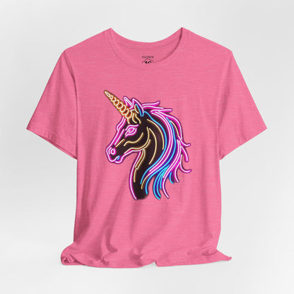 Unicorn Neon Graphic T-Shirt - Magical Tee for Festival & Everyday Wear