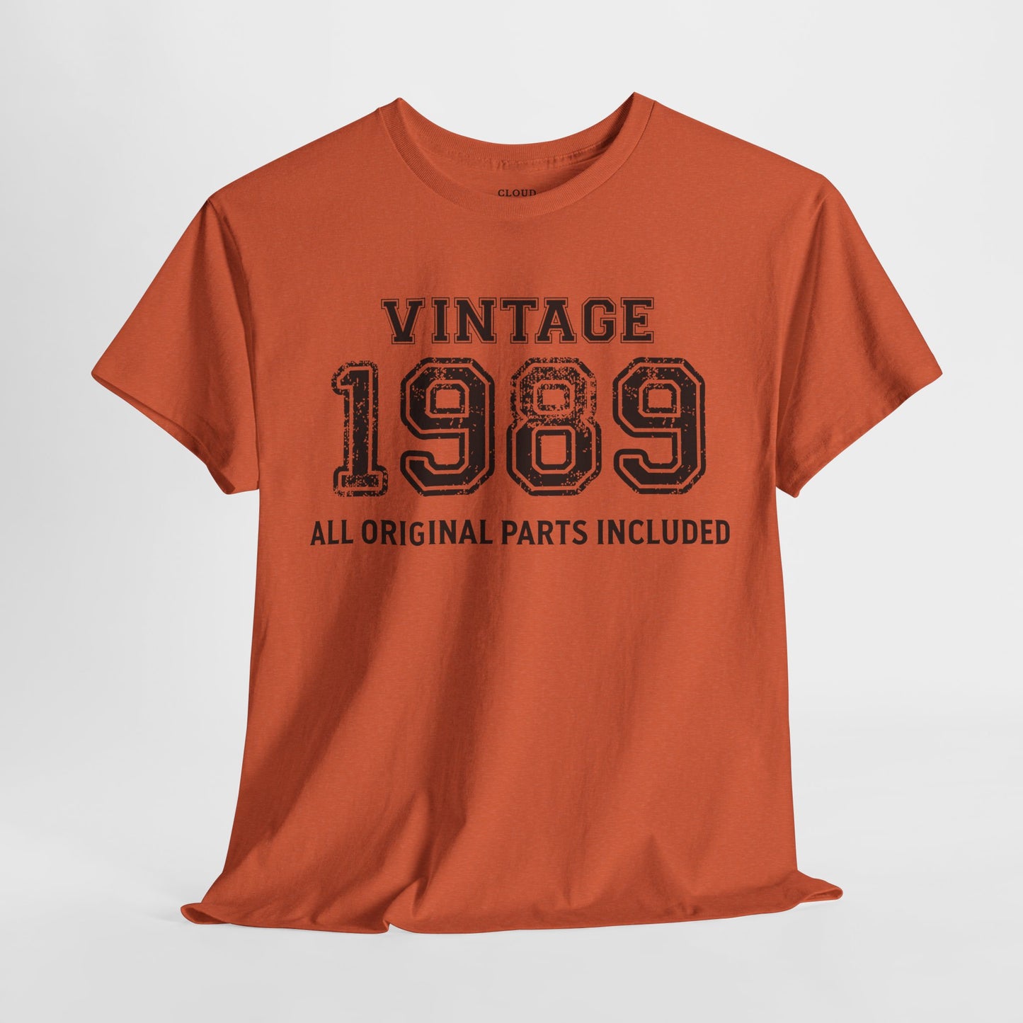 Vintage 1989 Retro T-Shirt - Premium Unisex Cotton Tee