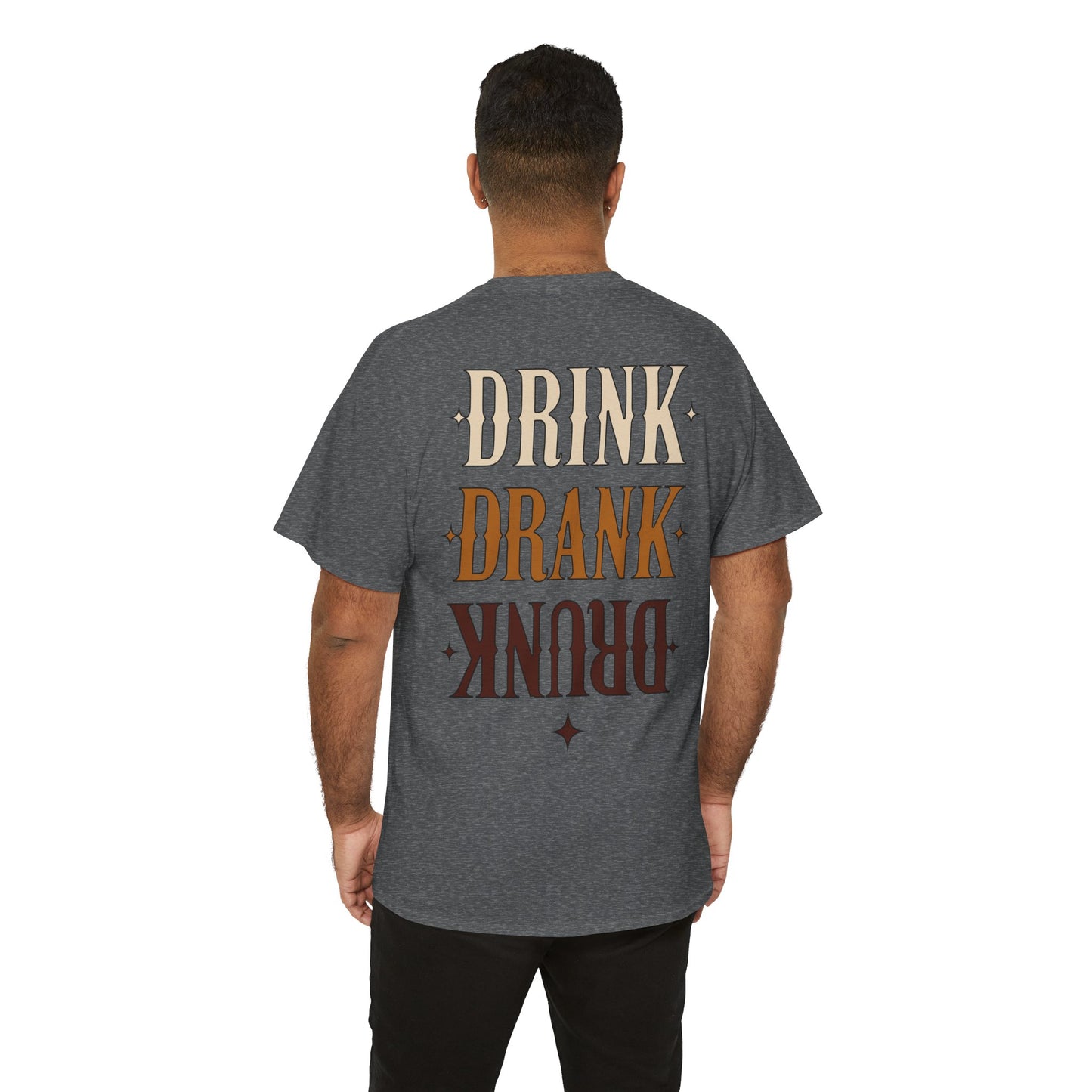 Scrappy Malone's Relaxed Fit 'Drink Drank Drunk' Funny T-Shirt - Unisex Cotton Tee