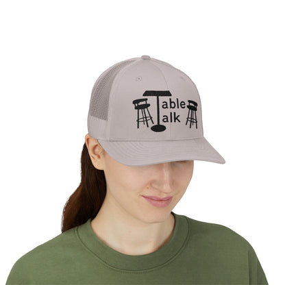 Table Talk Logo Embroidered Snapback Trucker Cap