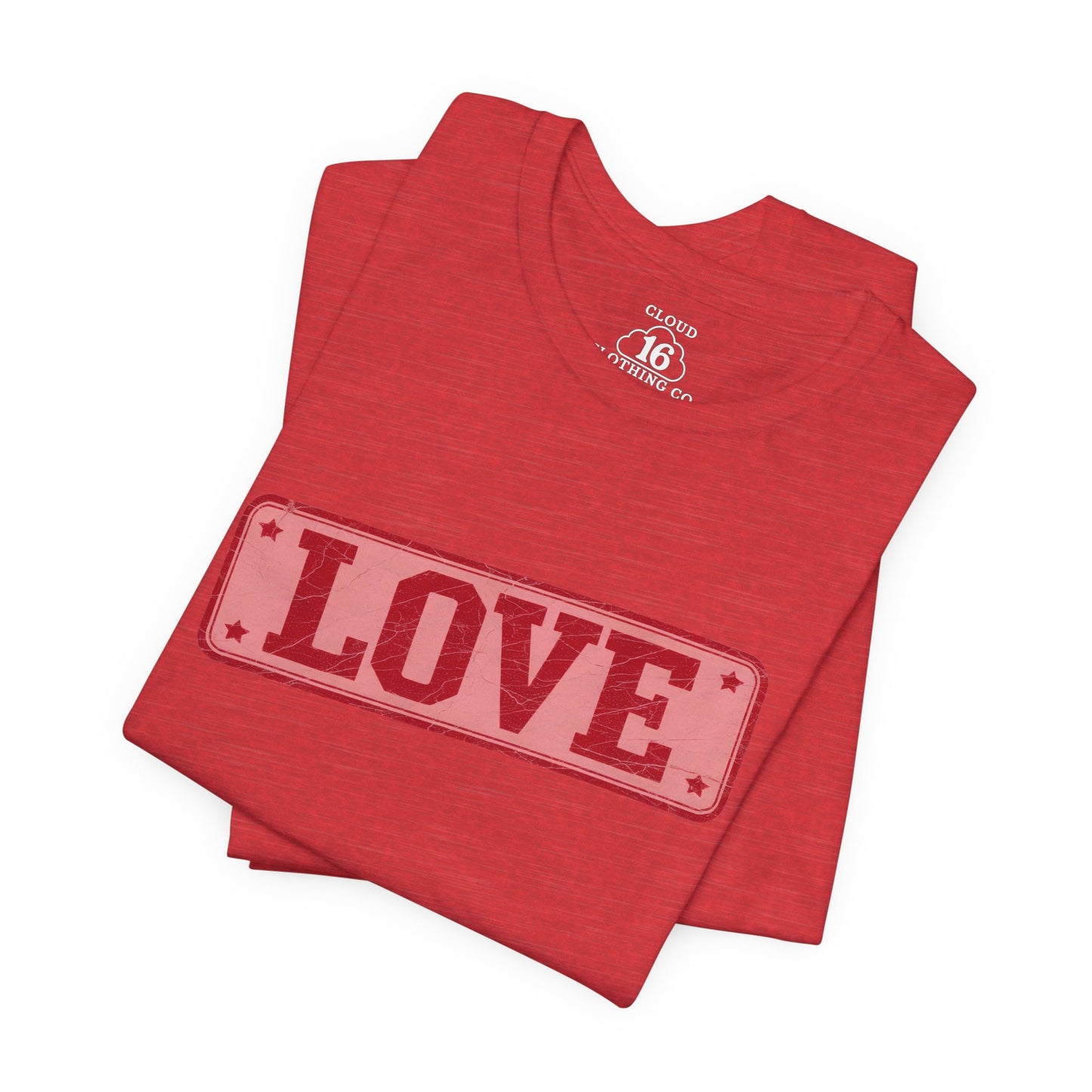 Love T-Shirt - Vintage Distressed Love Graphic Tee