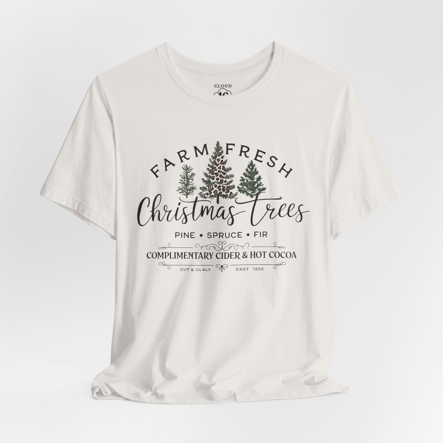 Farm Fresh Christmas Trees Unisex T-Shirt | Festive Holiday Tee