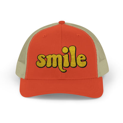 Sparkling Smile Snapback Trucker Cap - Premium Summer Hat for Festivals & Everyday Wear