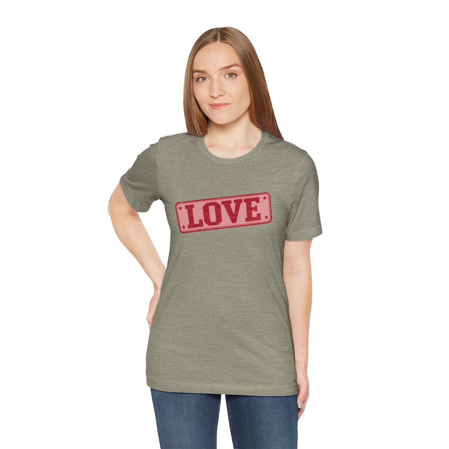 Love T-Shirt - Vintage Distressed Love Graphic Tee