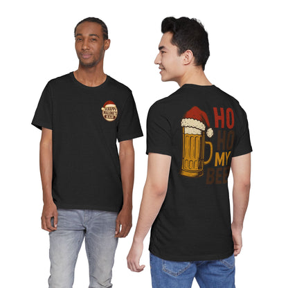 Scrappy Malone's Bar Christmas Tee — "Ho Ho My Beer" Beer Lover T-Shirt