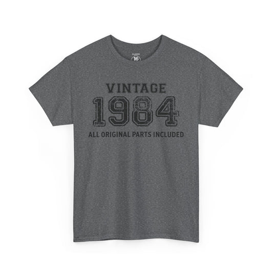 Vintage 1984 Retro T-Shirt - Premium Unisex Cotton Tee