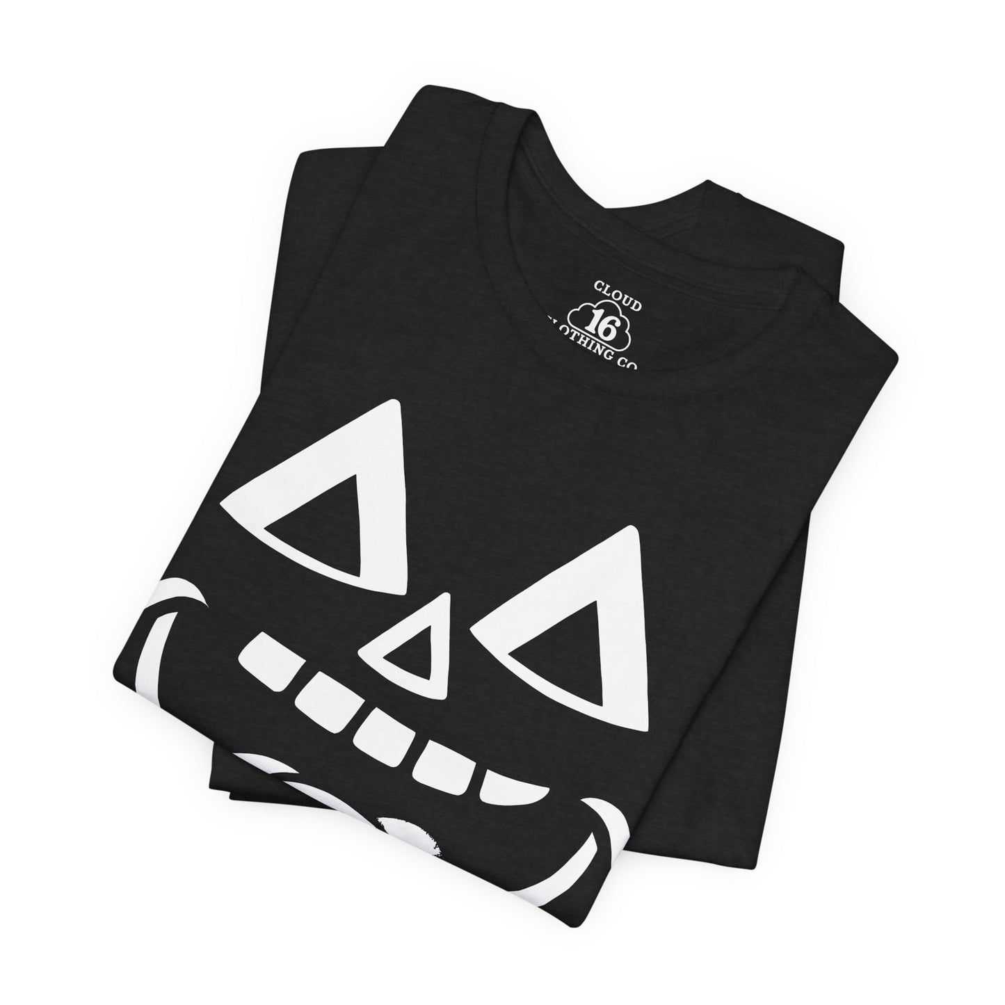 Halloween Pumpkin Face T-Shirt - Funny Fall Tee for Spooky Season