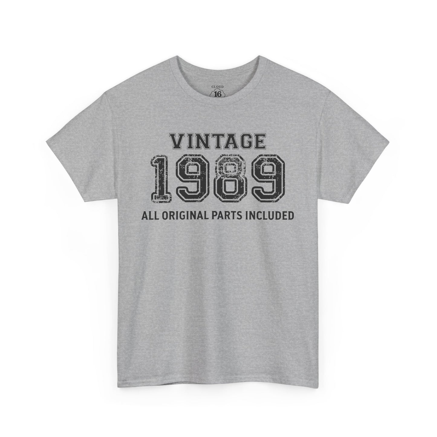 Vintage 1989 Retro T-Shirt - Premium Unisex Cotton Tee