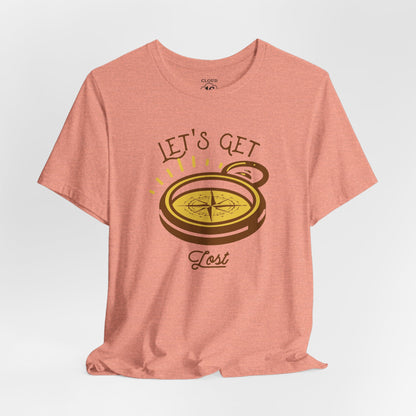 Let's Get Lost T-Shirt - Explore Travel Tee for Outdoor Enthusiasts