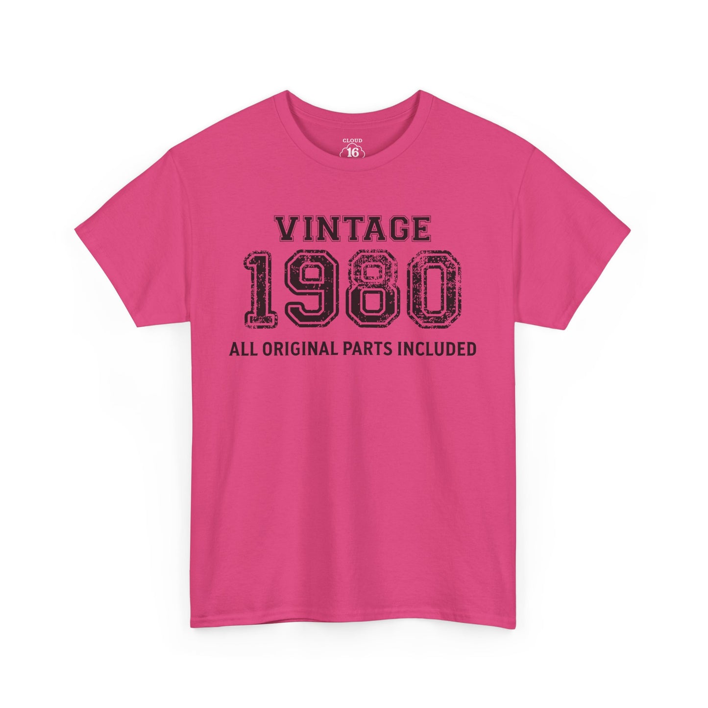 Vintage 1980 Retro T-Shirt - Premium Unisex Cotton Tee