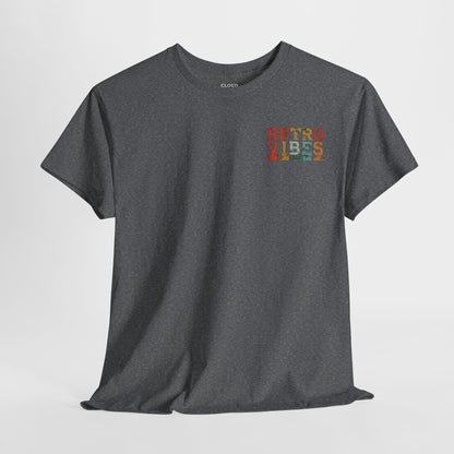 Retro 1990s Unisex Heavy Cotton T-Shirt - Vintage Nostalgia Tee