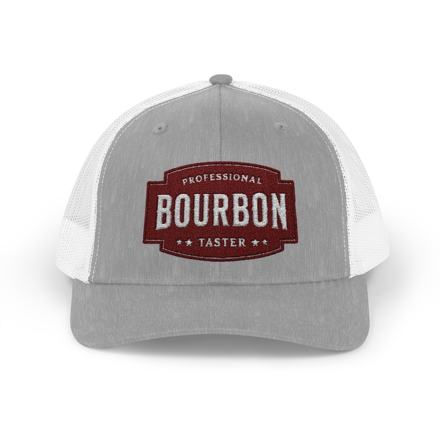 Premium Bourbon Lover Snapback Trucker Hat - Embroidered Cap for Men
