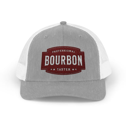 Premium Bourbon Lover Snapback Trucker Hat - Embroidered Cap for Men