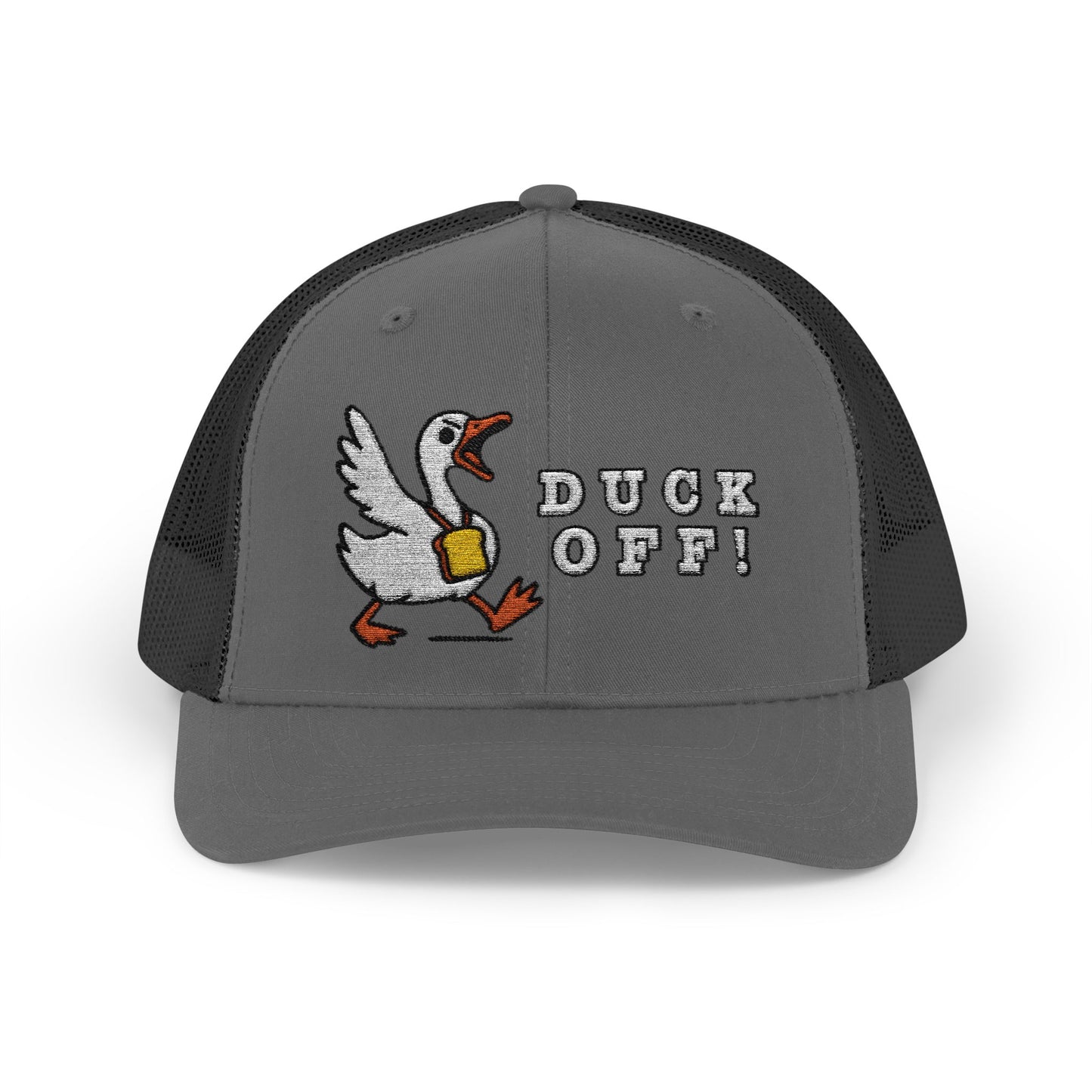 Duck Snapback Trucker Hat - Funny Wildlife Cap for Outdoor Enthusiasts