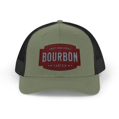Premium Bourbon Lover Snapback Hat - Embroidered Trucker Cap for Men
