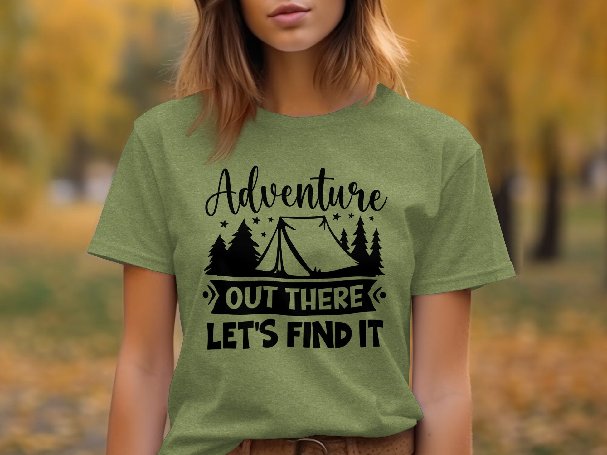 Adventure Out There Lets Find It Graphic Adventure T-Shirt T-Shirt - Outdoor & Adventure Collection - Mile Marker 16 Gear by Cloud 16 Clothing Co.