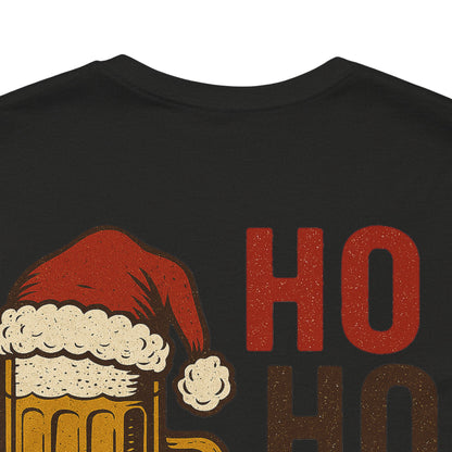 Scrappy Malone's Bar Christmas Tee — "Ho Ho My Beer" Beer Lover T-Shirt