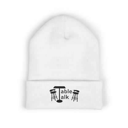 Table Talk Logo Embroidered Cuffed Beanie