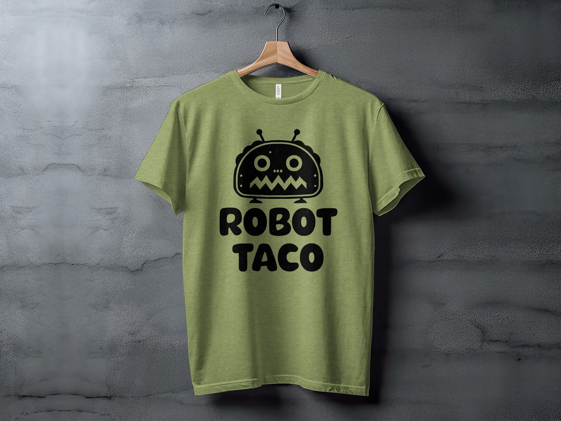Robot Taco Graphic T-Shirt Unisex Cool Design Tee