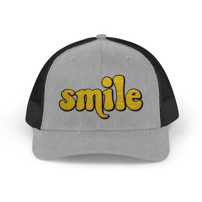 Sparkling Smile Snapback Trucker Cap - Premium Summer Hat for Festivals & Everyday Wear