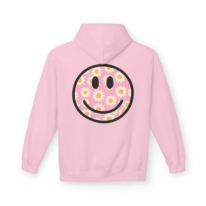 Smiley Flower Hoodie - Womens Fleece Hoodie