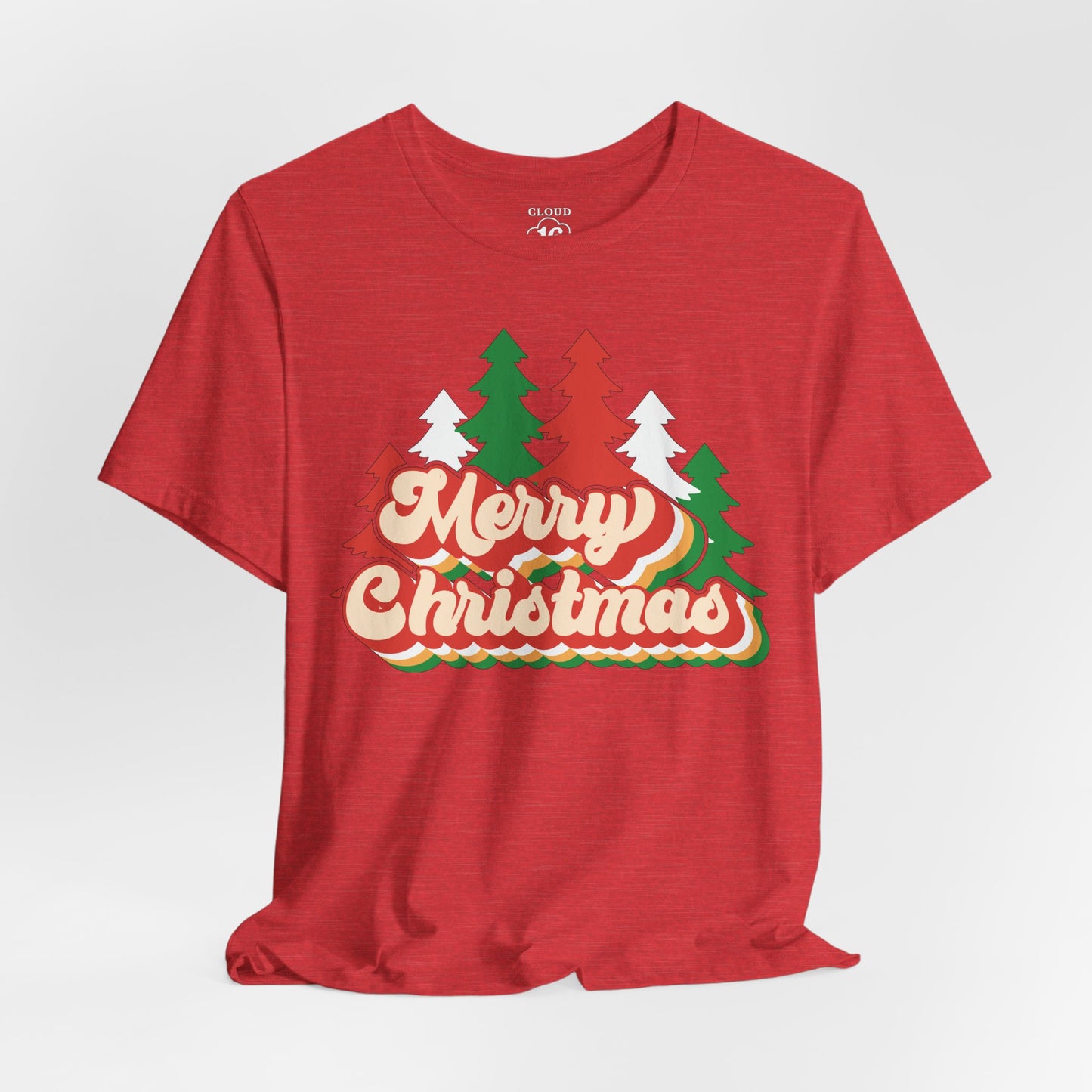 Retro Merry Christmas Tee - Vintage Holiday Unisex T-Shirt