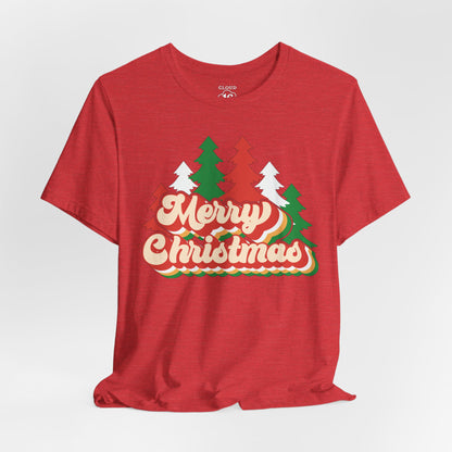 Retro Merry Christmas Tee - Vintage Holiday Unisex T-Shirt