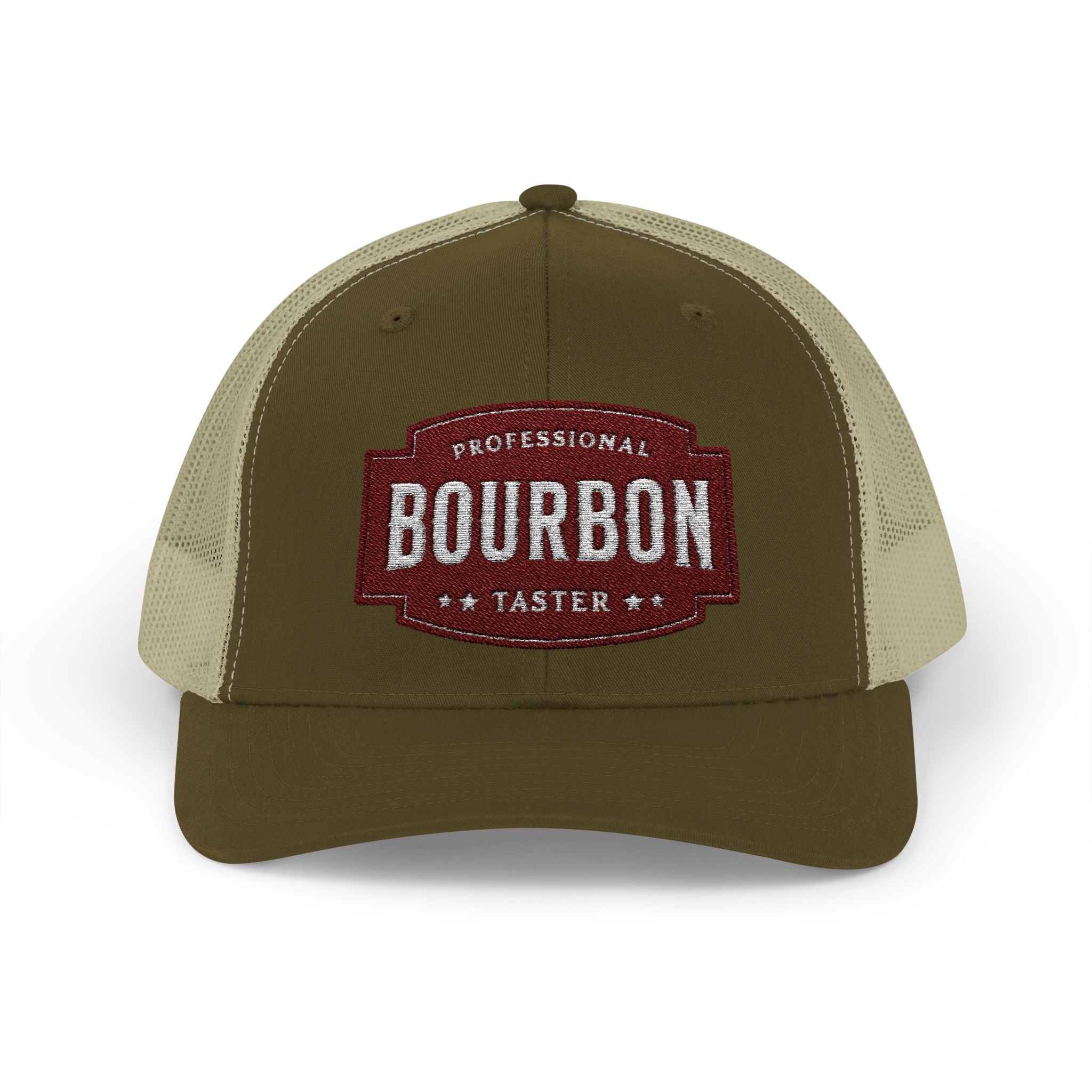 Premium Bourbon Lover Snapback Trucker Hat - Embroidered Cap for Men