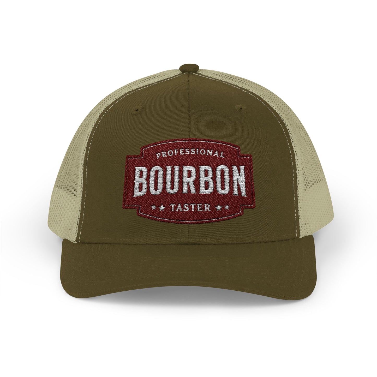 Premium Bourbon Lover Snapback Trucker Hat - Embroidered Cap for Men