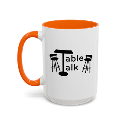 Table Talk Mug — Coffee Cup with Logo &  Match Card