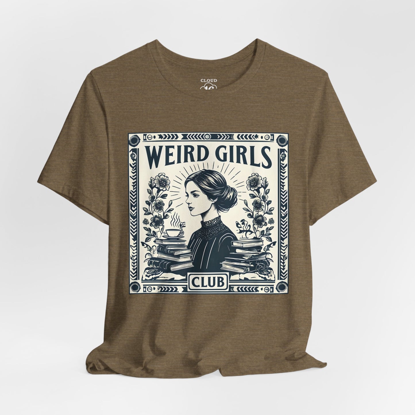 Weird Girls Club Vintage T-Shirt - Feminist Graphic Tee for Women