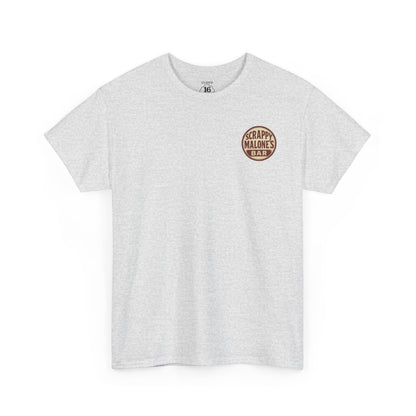 Scrappy Malone's Bar Whiskey T-Shirt - Unisex Heavy Cotton Tee