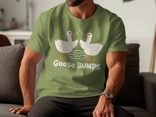 Goose Bumps Funny Graphic T-Shirt