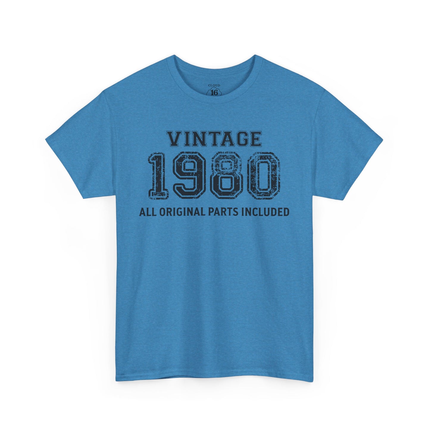 Vintage 1980 Retro T-Shirt - Premium Unisex Cotton Tee