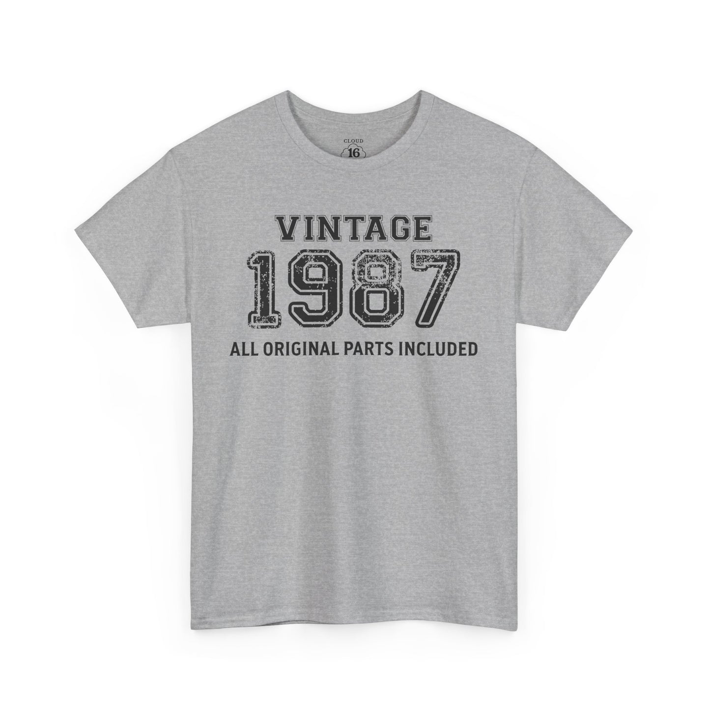 Vintage 1987 Retro T-Shirt - Premium Unisex Cotton Tee