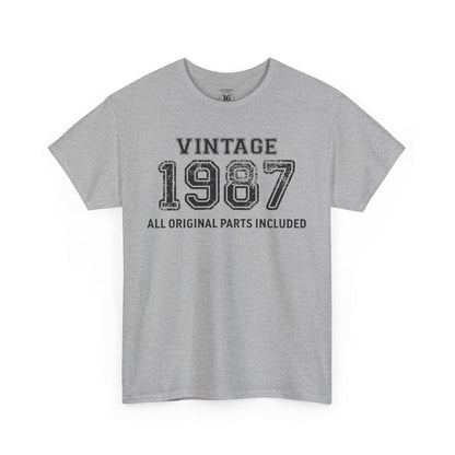 Vintage 1987 Retro T-Shirt - Premium Unisex Cotton Tee