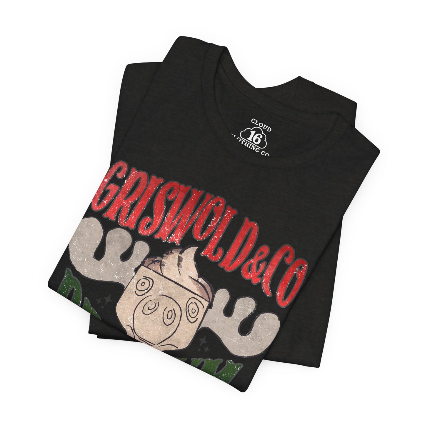 Griswold & Co. Premium Eggnog Christmas T-Shirt - Vintage Holiday Graphic Tee