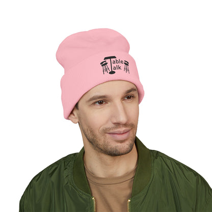 Table Talk Logo Embroidered Cuffed Beanie